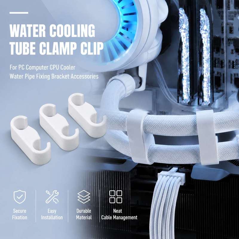 Pc Gaming Liquid Cooling - Abrazadera de tubo de refrigeración por