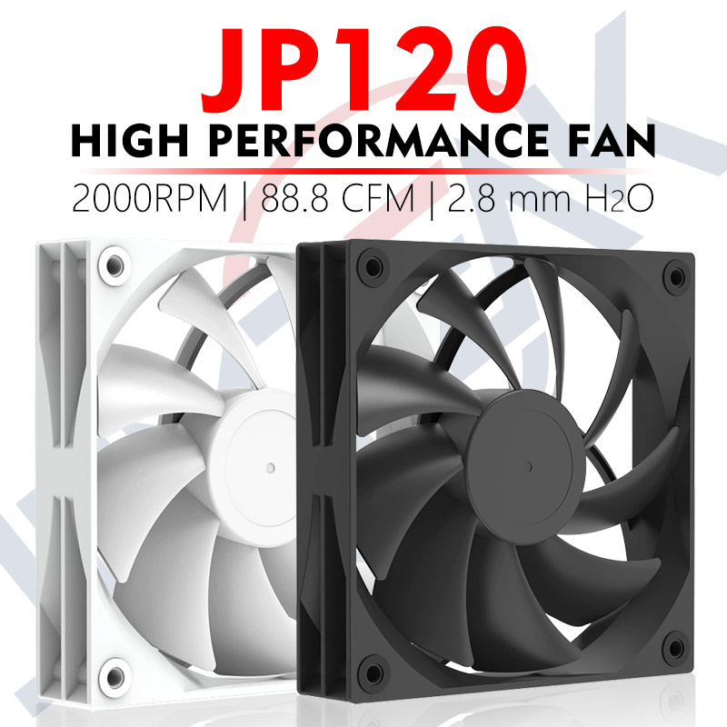 Pc Gaming Liquid Cooling - JUMPEAK JP120 ventilador de 120mm 2000RPM