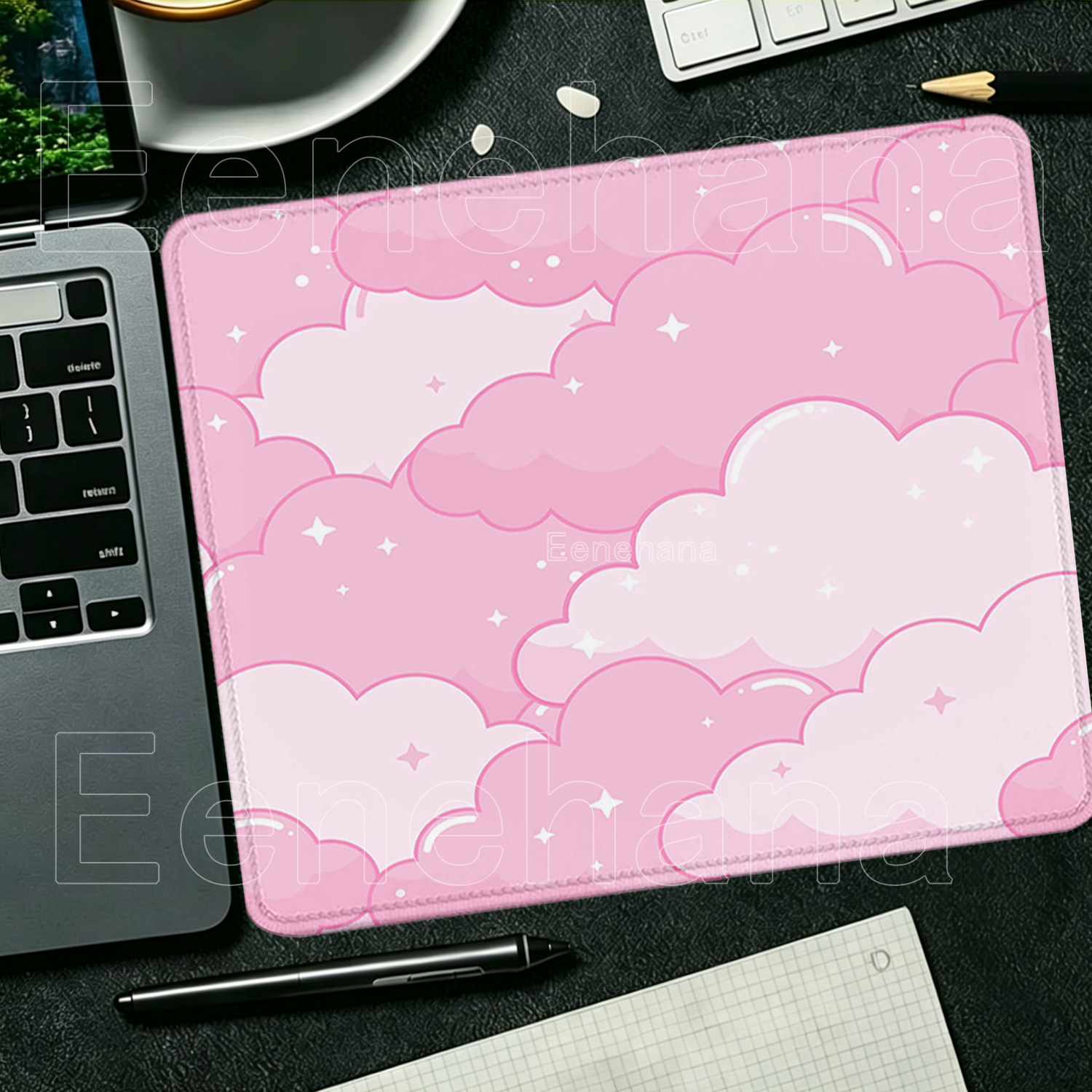 Pc Gaming Cloud Free - Alfombrilla de Ratón Pequeña con Lindas