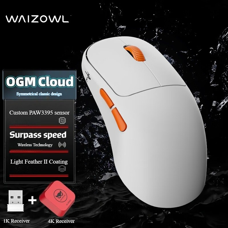 Pc Gaming Cloud Free - Ratón inalámbrico para juegos Waizowl OGM