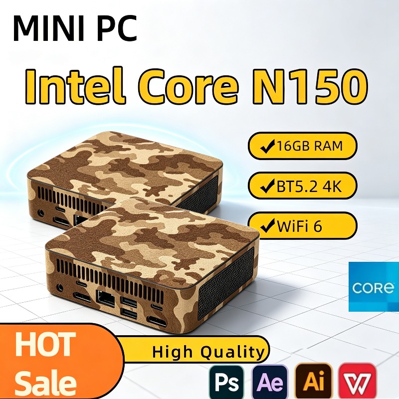 Pc Gaming Compact - Mini PC Compacto Intel N150, Computadora
