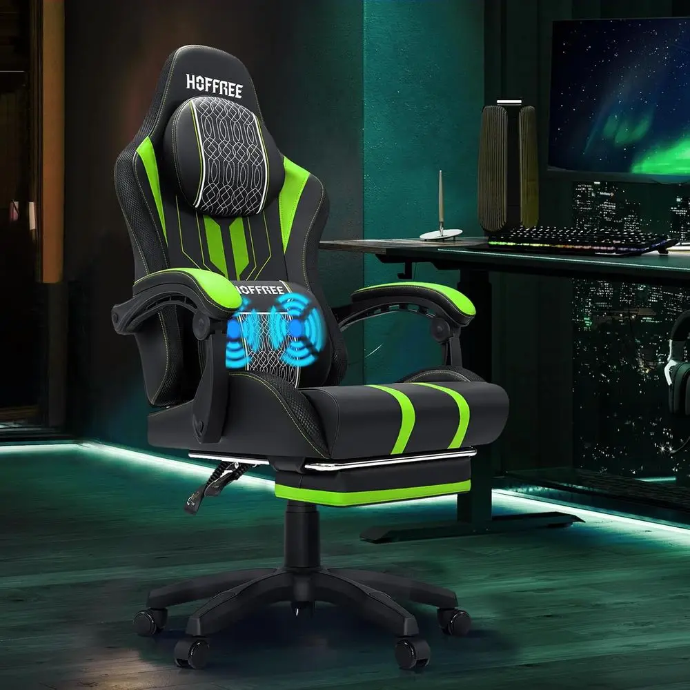 Gaming Chair - Silla ergonómica de masaje para videojuegos