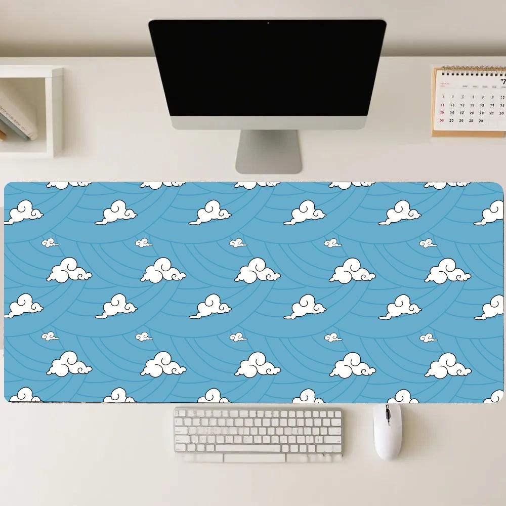 Pc Gaming Cloud Free - Alfombrillas de juego con ondas azules