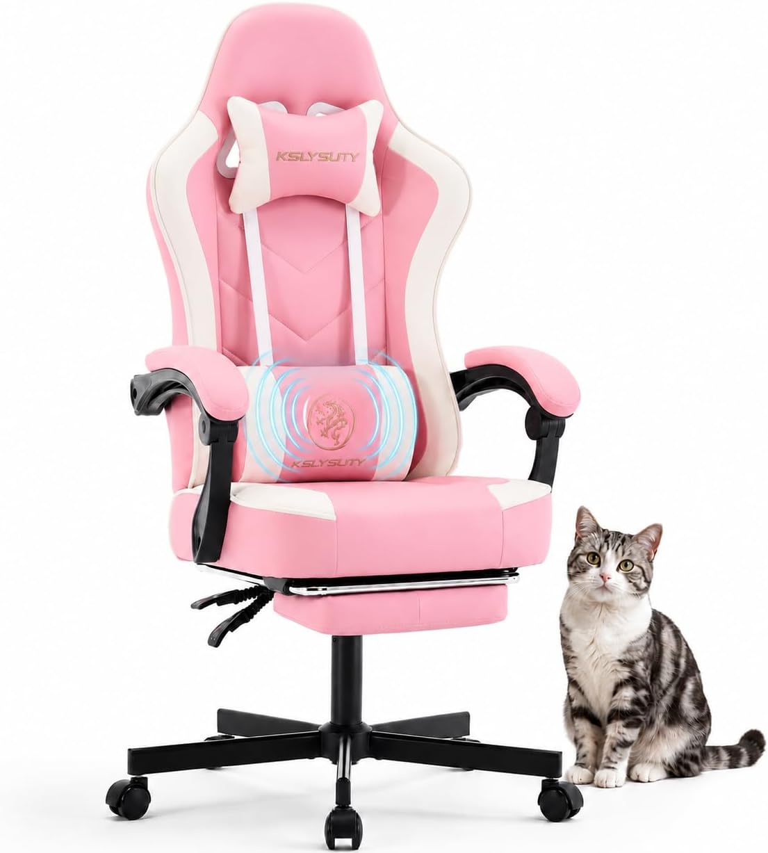 Gaming Chair - Silla de Juego Ergonómica con Respaldo