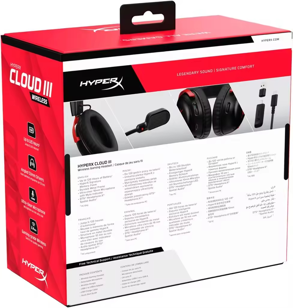 Pc Gaming Cloud Free - Auriculares inalámbricos para juegos HyperX Cloud