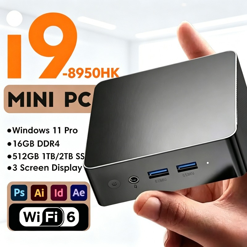 Pc Gaming Compact - Mini PC Intel Core i9 8950HK