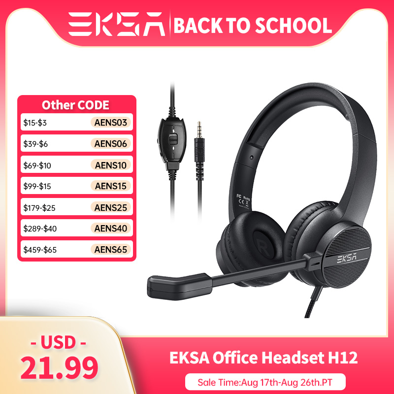 Pc Gaming Online - EKSA-auriculares con cable H12, cascos con