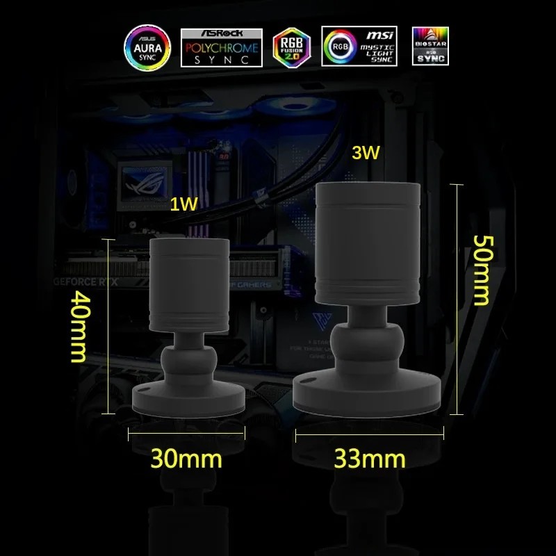 QITU 1W 3W ARGB 5V 3Pin Header - Pc Gaming Compact reseña y precio