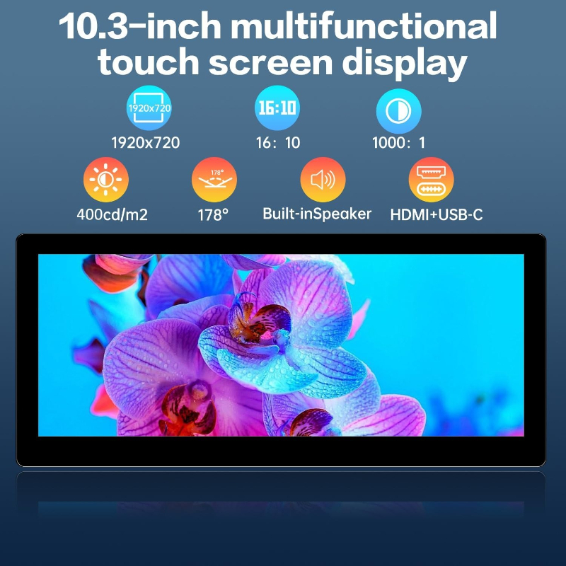 Monitor Portátil de 10.3 Pulga - Pc Gaming On Android reseña y precio