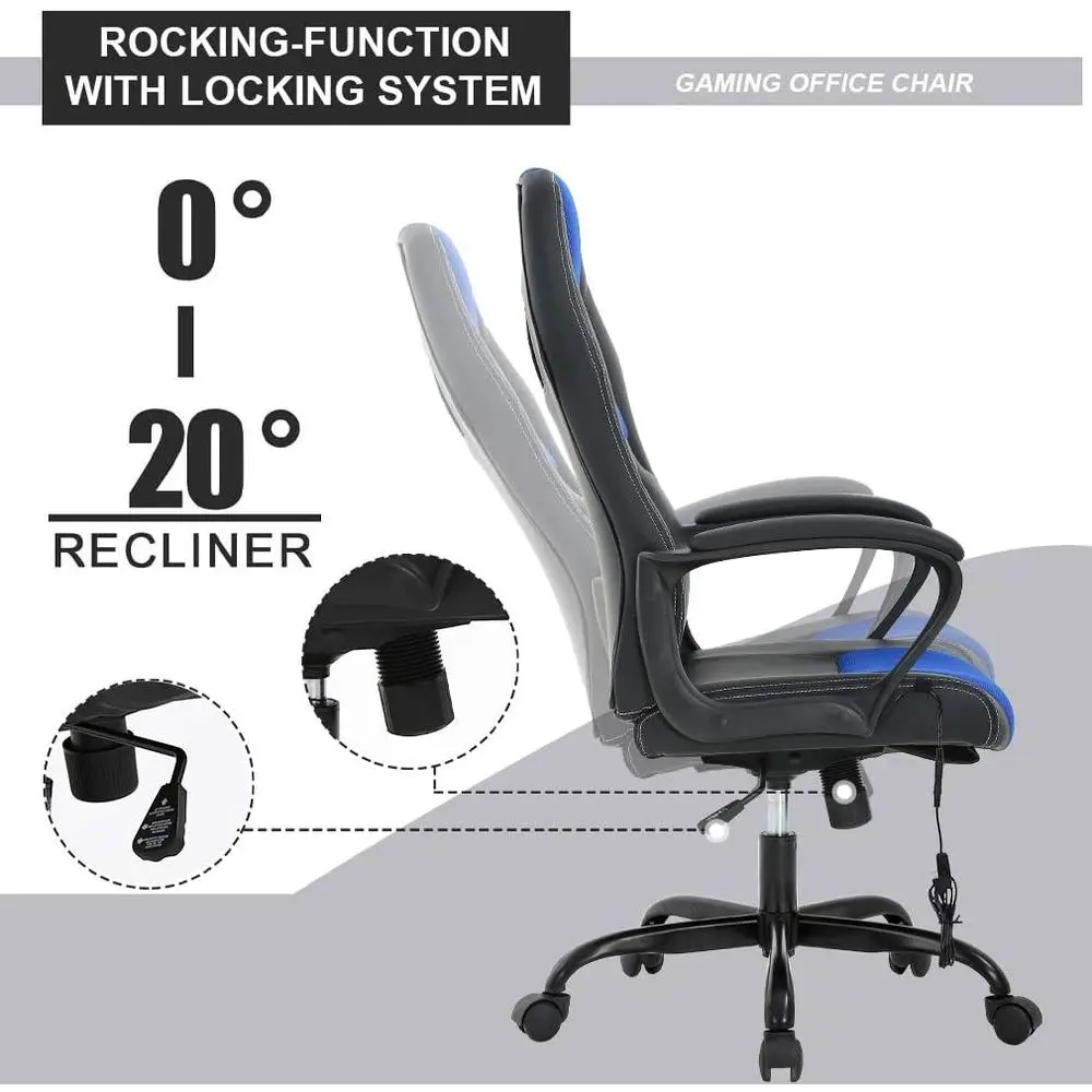 Silla de juego ergonómica de c - Gaming Chair reseña y precio