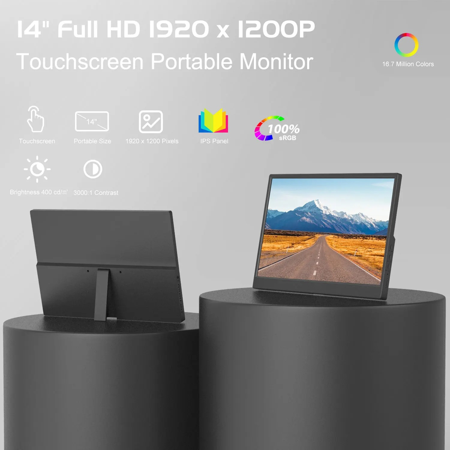 1920*1200 Monitor portátil de  - Pc Gaming On Android reseña y precio