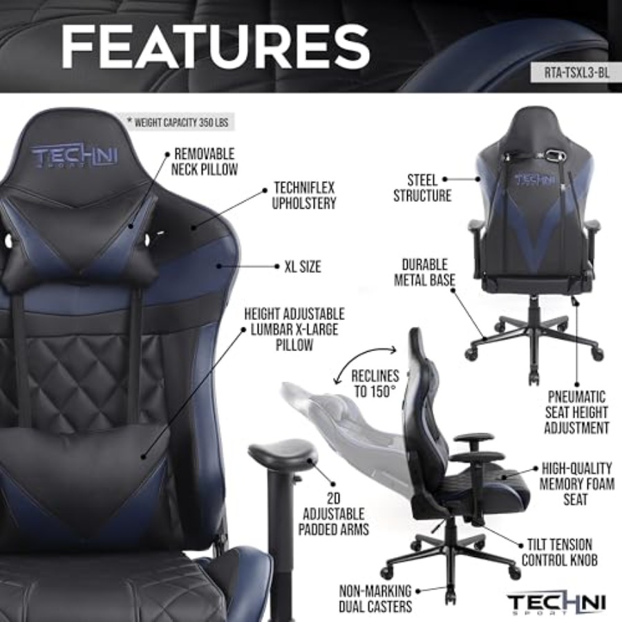Silla Gaming GamerXL Series XL - Gaming Chair reseña y precio