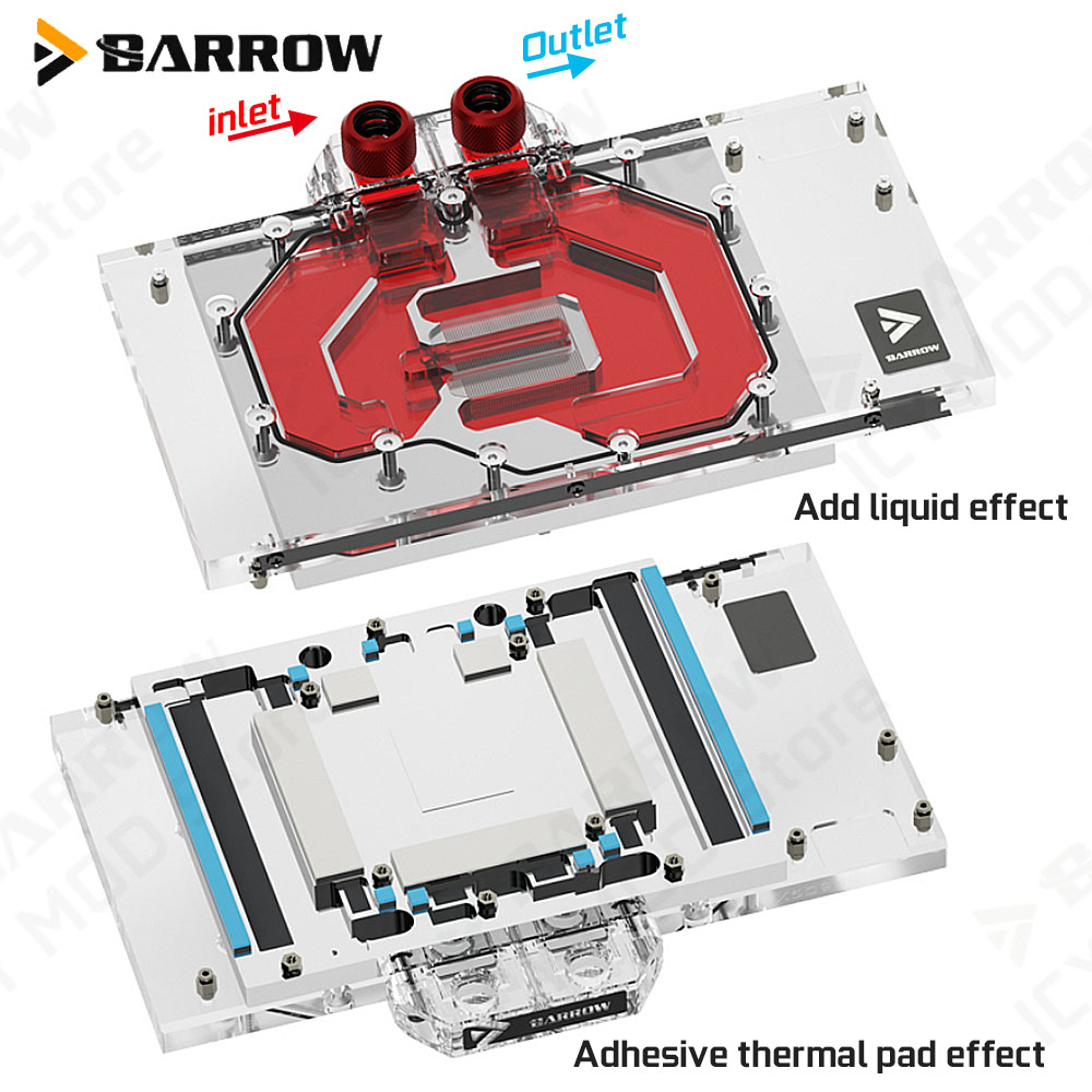 Bloque de Refrigeración por Ag - Pc Gaming Water Cooling reseña y precio