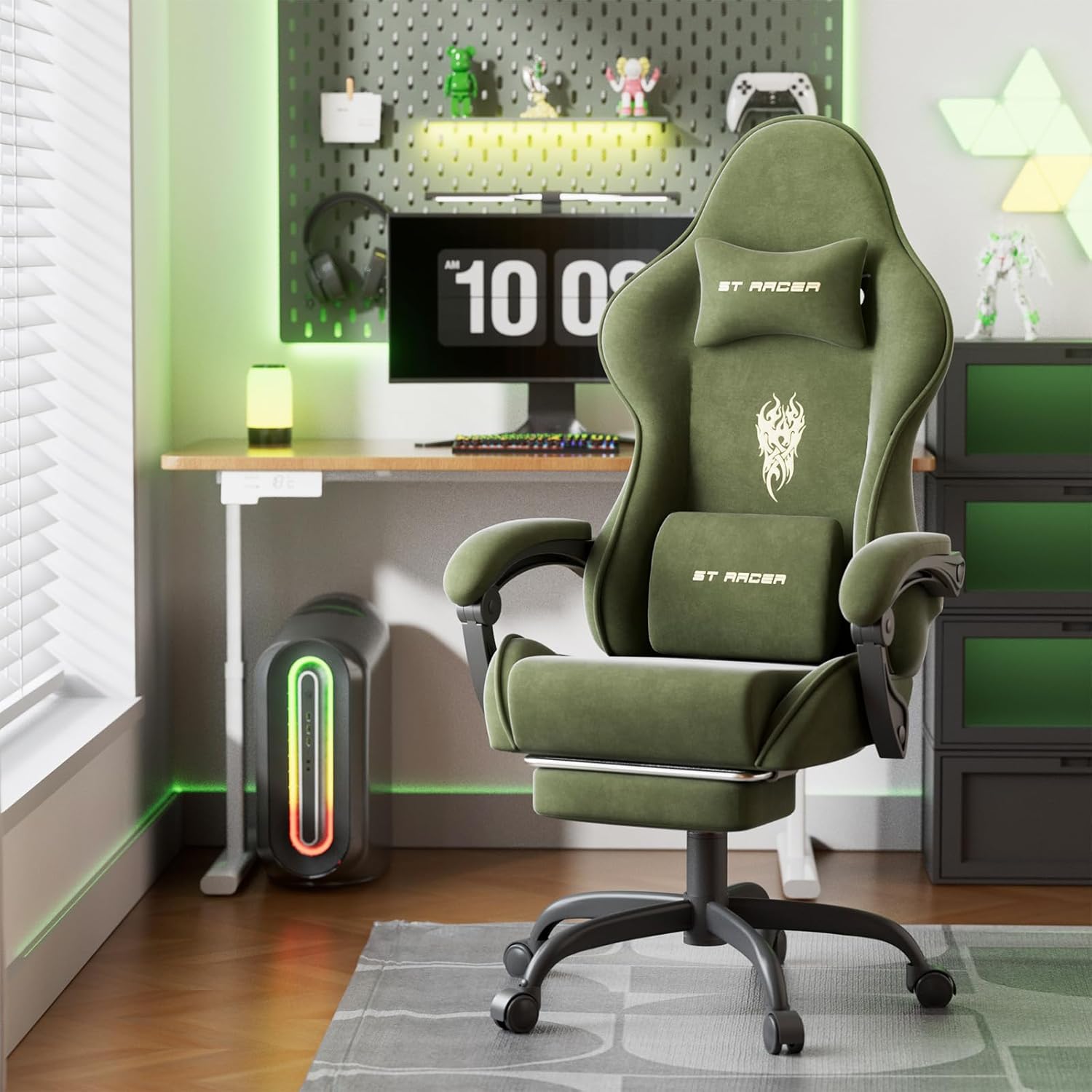 Silla de juego de tela de terc - Gaming Chair reseña y precio