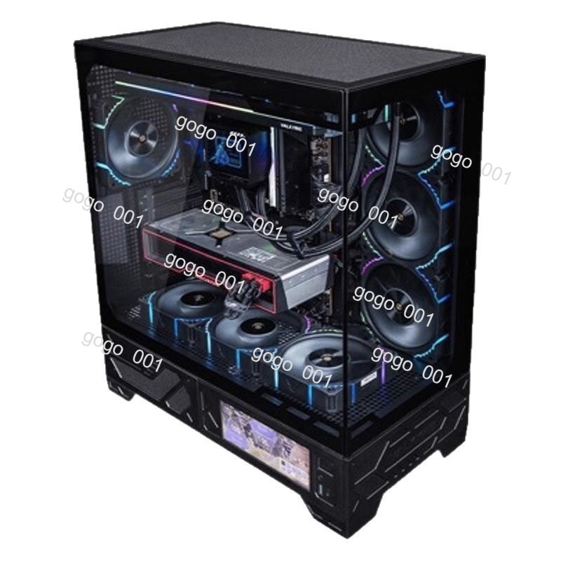 Caja de PC ATX panorámica con  - Pc Gaming Water Cooling reseña y precio