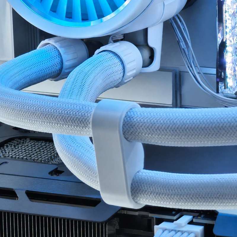 Abrazadera de tubo de refriger - Pc Gaming Liquid Cooling reseña y precio
