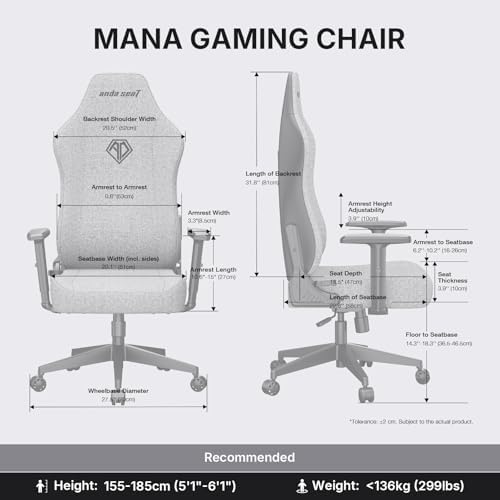 Silla de Juego MANA para Adult - Gaming Chair reseña y precio