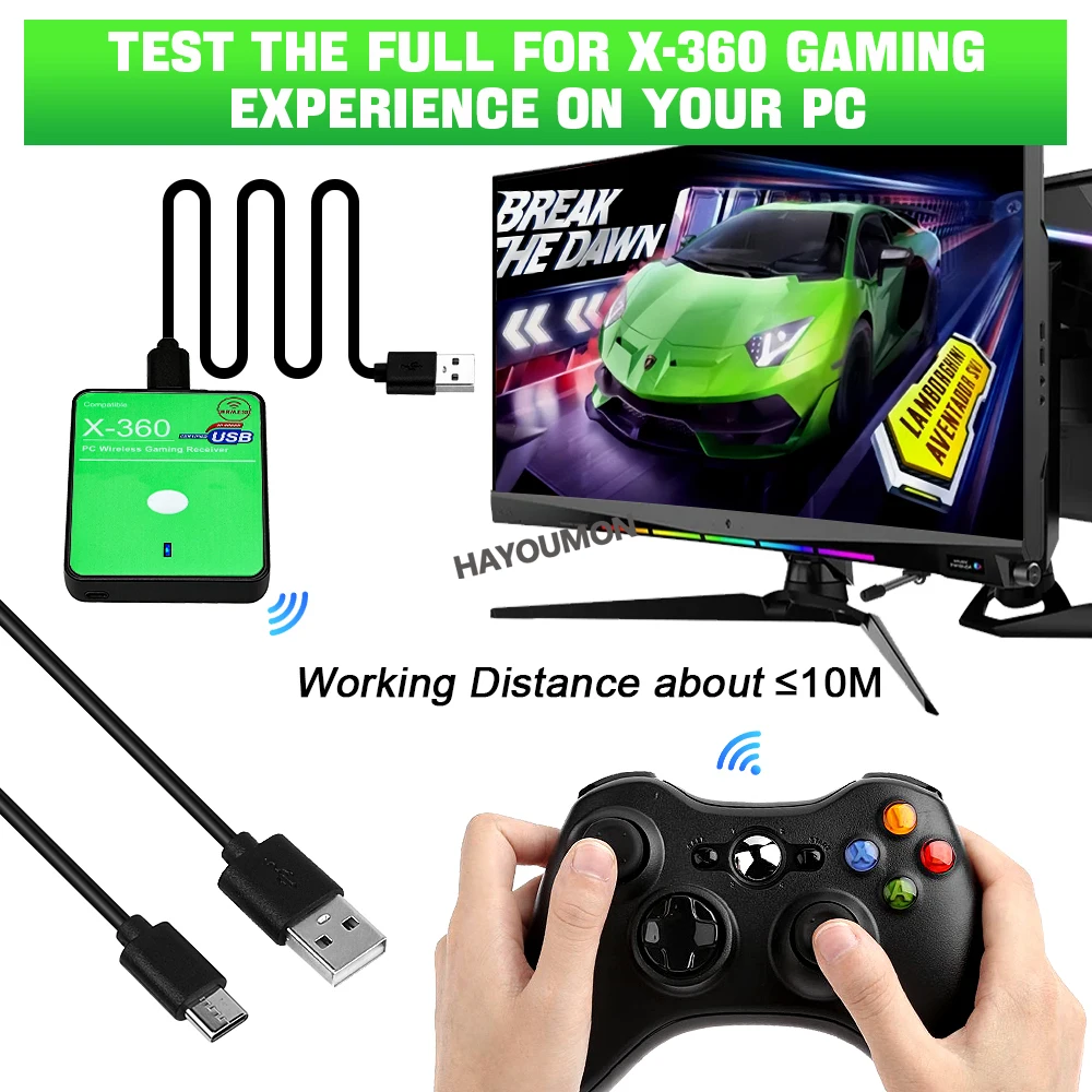 Nuevo receptor inalámbrico par - Pc Gaming Xbox Controller reseña y precio