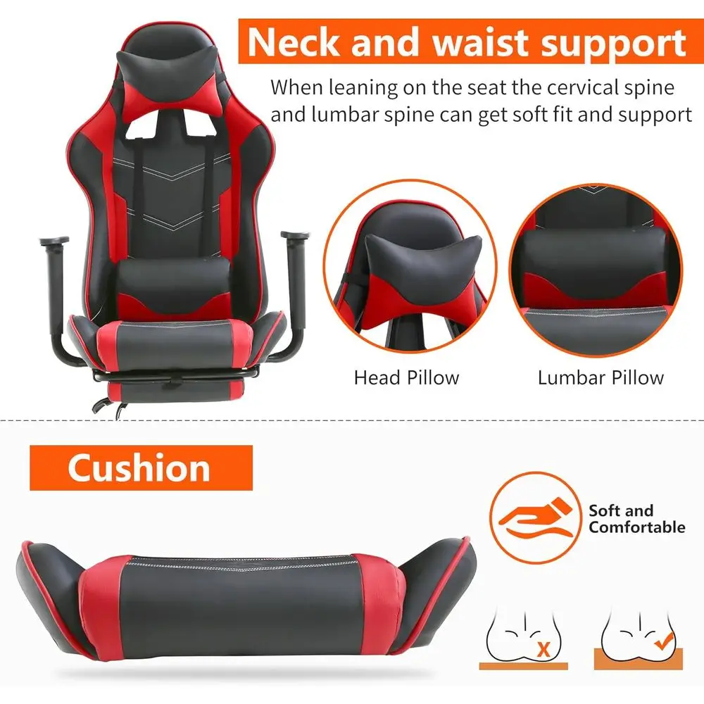 Silla de juego ergonómica de c - Gaming Chair reseña y precio