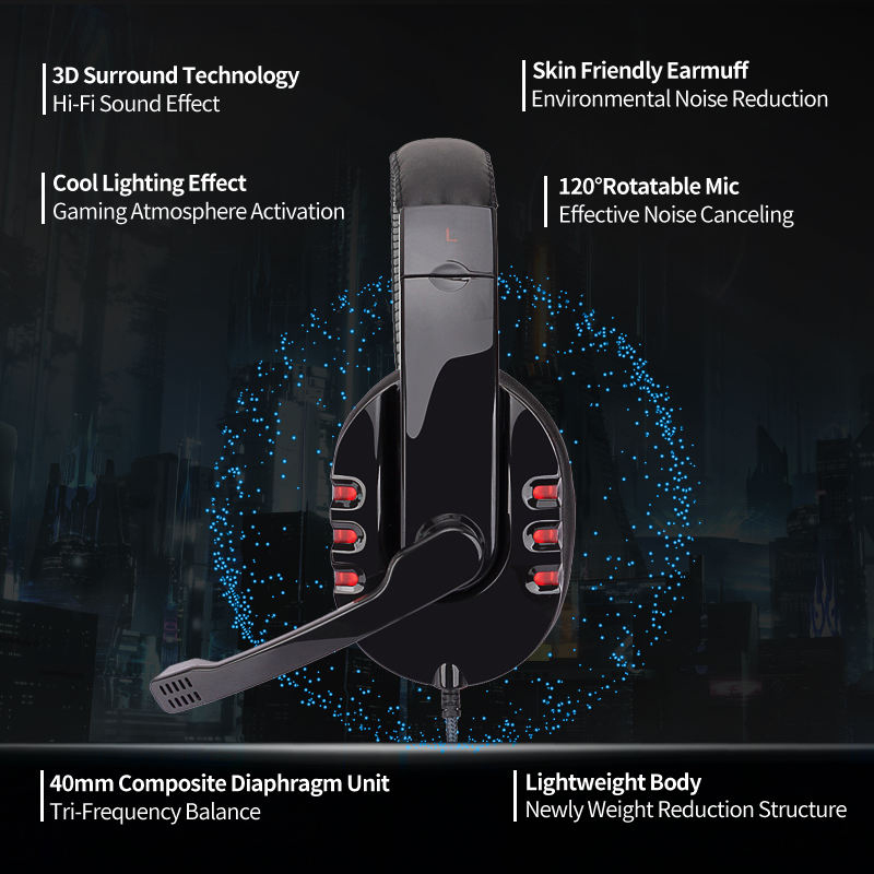 Auriculares para juegos 722, a - Pc Gaming Online reseña y precio