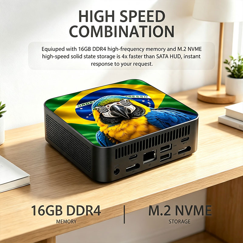 Mini PC con Bandera de Nueva M - Pc Gaming Compact reseña y precio
