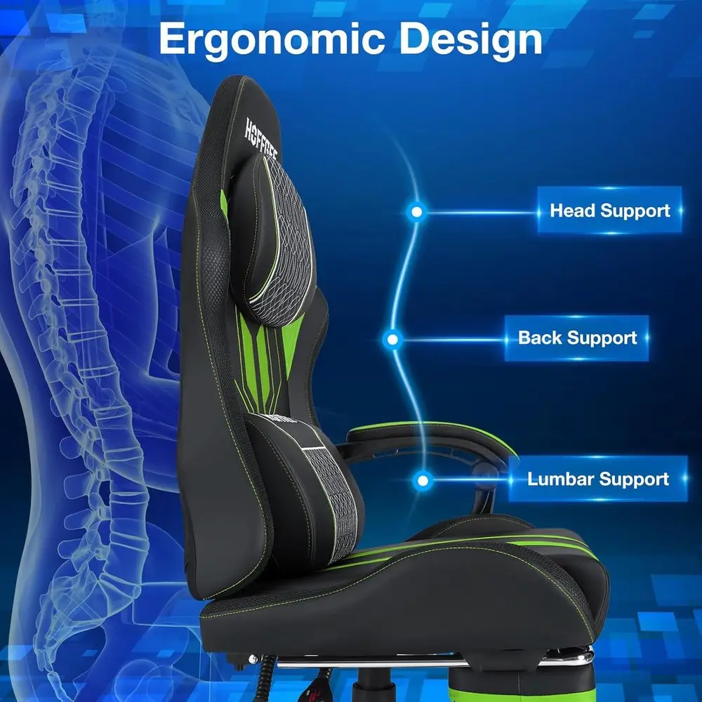 Silla ergonómica de masaje par - Gaming Chair reseña y precio