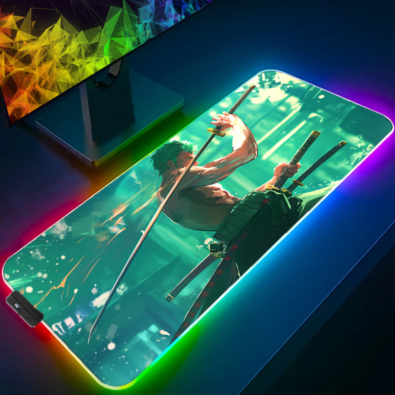 Alfombrilla de ratón Zoro de u - Pc Gaming Anime reseña y precio