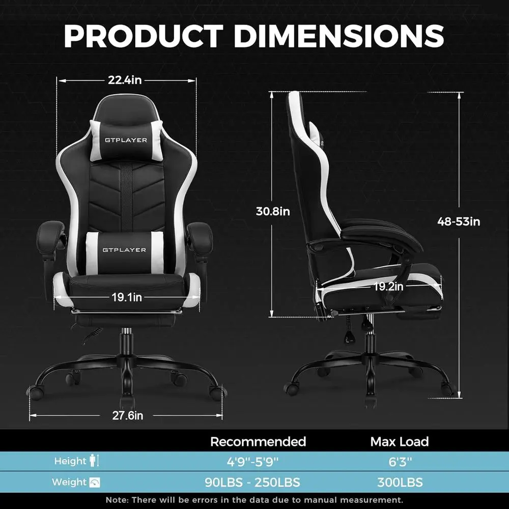 Silla de juego ergonómica de r - Gaming Chair reseña y precio