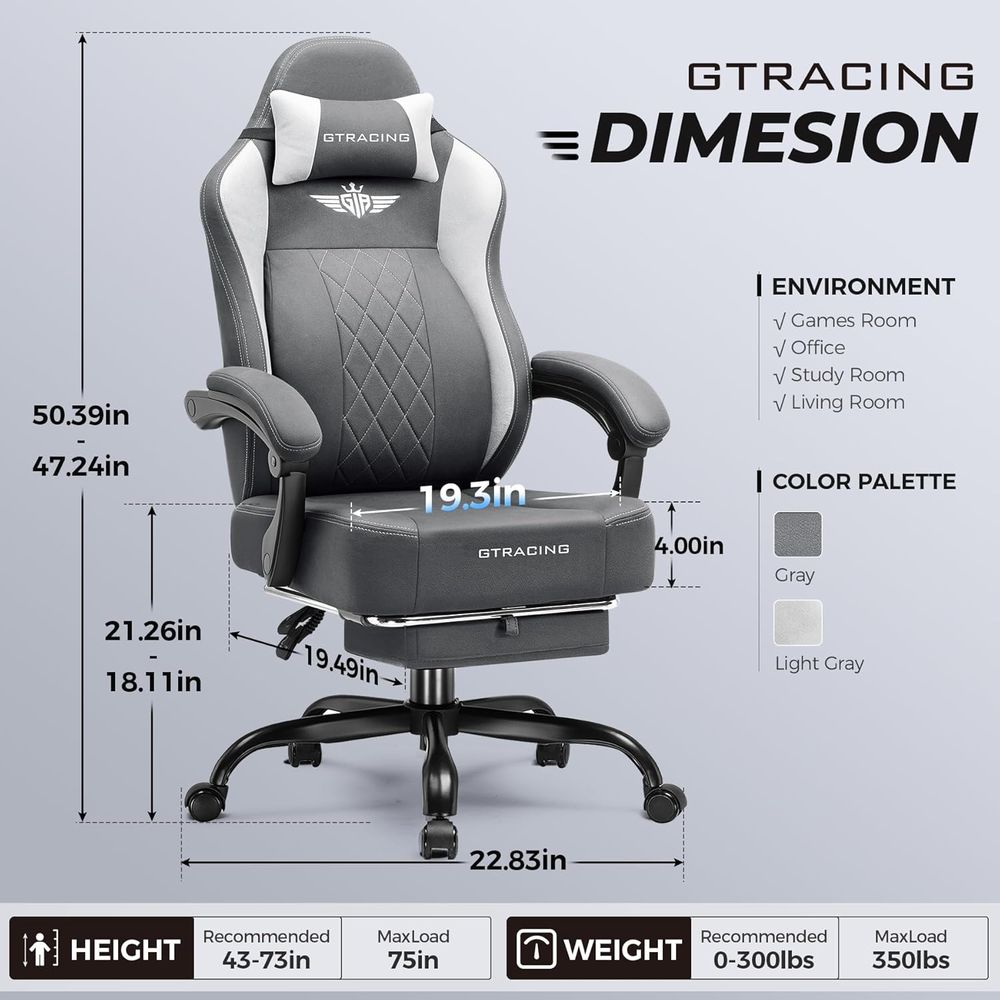 Silla de Juego Ergonómica de R - Gaming Chair reseña y precio