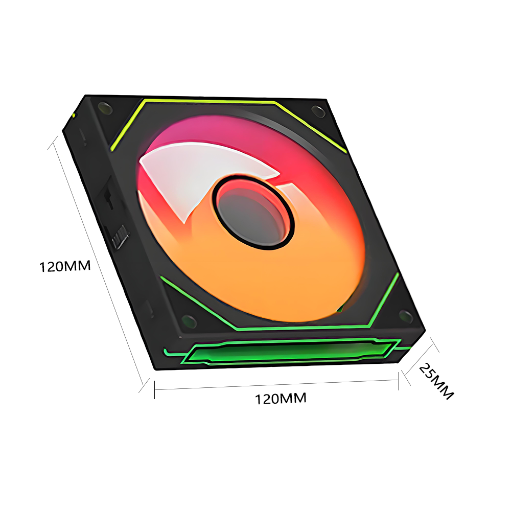 Ventilador de PC de 120 mm ARG - Pc Gaming Liquid Cooling reseña y precio
