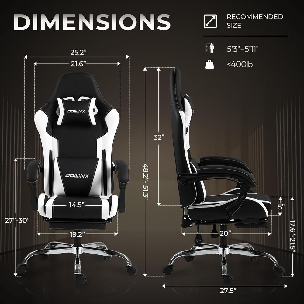 Silla ergonómica para juegos c - Gaming Chair reseña y precio