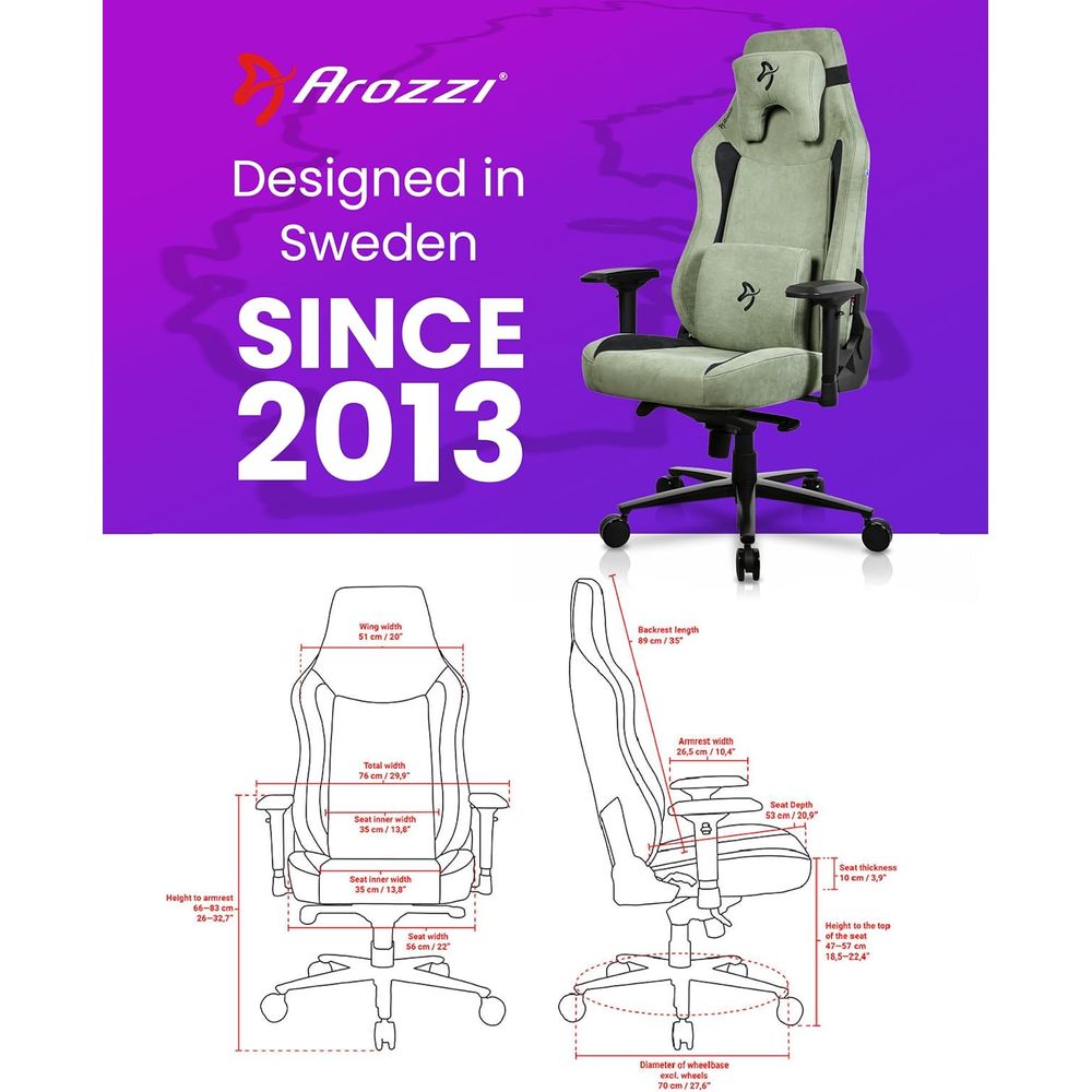 Silla de Juego Ergonómica Gran - Gaming Chair reseña y precio