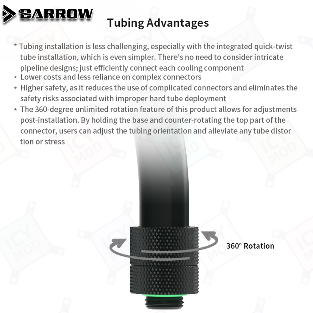 Tubo Flexible EPDM Barrow AIO  - Pc Gaming Liquid Cooling reseña y precio