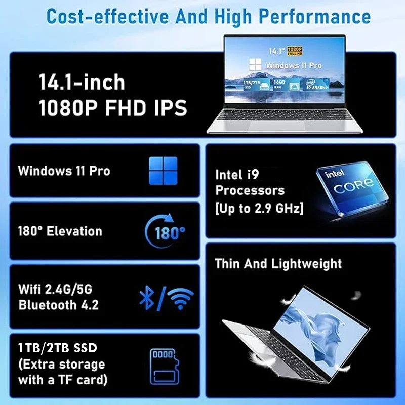 Nuevo Portátil de Oficina 2025 - Pc Gaming Intel Core I9 reseña y precio
