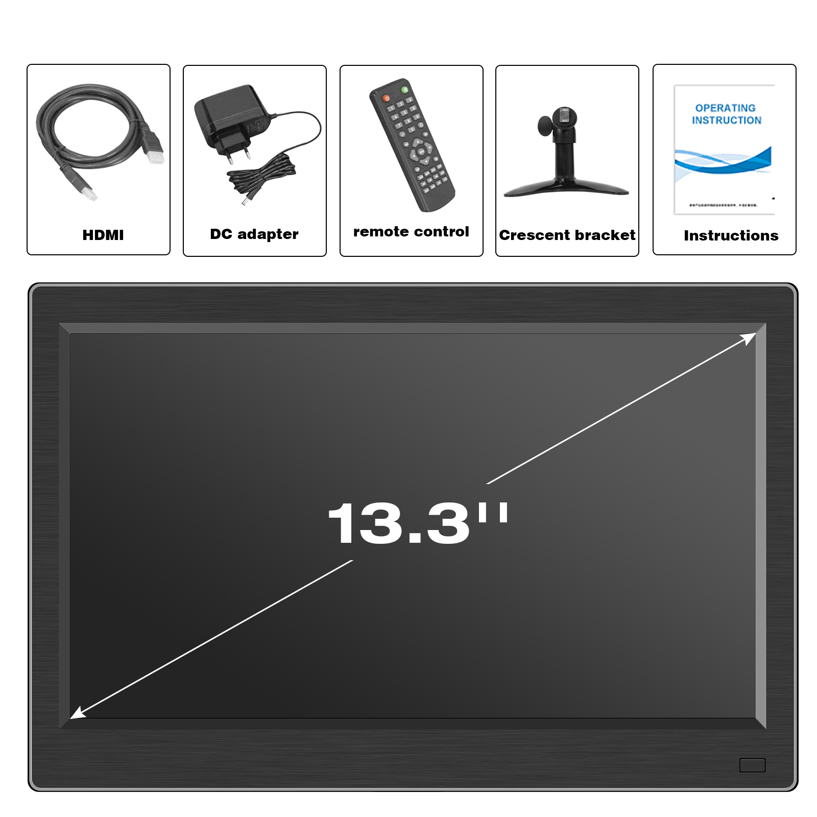 Monitor Portátil BNC de 13.3 P - Pc Gaming On Android reseña y precio
