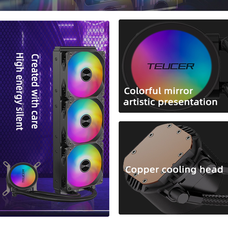 TEUCER AF-120 enfriador de agu - Pc Gaming Liquid Cooling reseña y precio
