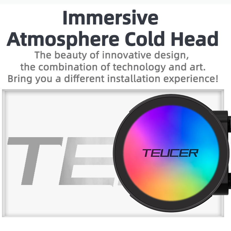 TEUCER AF-120 enfriador de agu - Pc Gaming Liquid Cooling reseña y precio