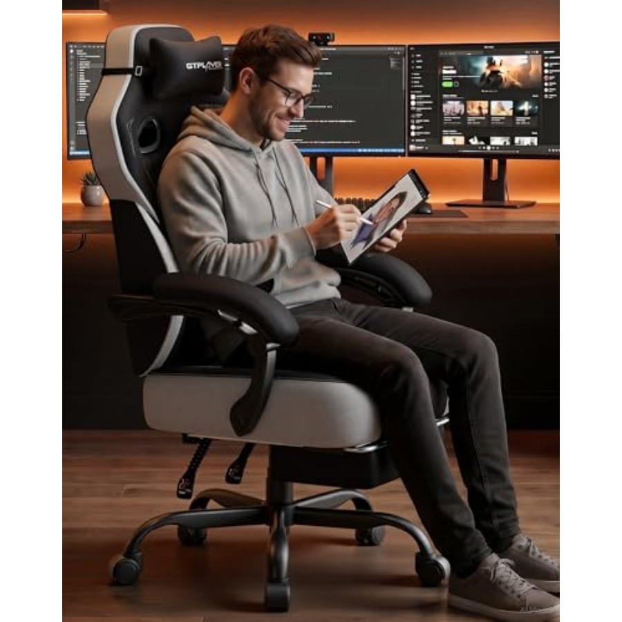 Silla de juego grande y alta,  - Gaming Chair reseña y precio
