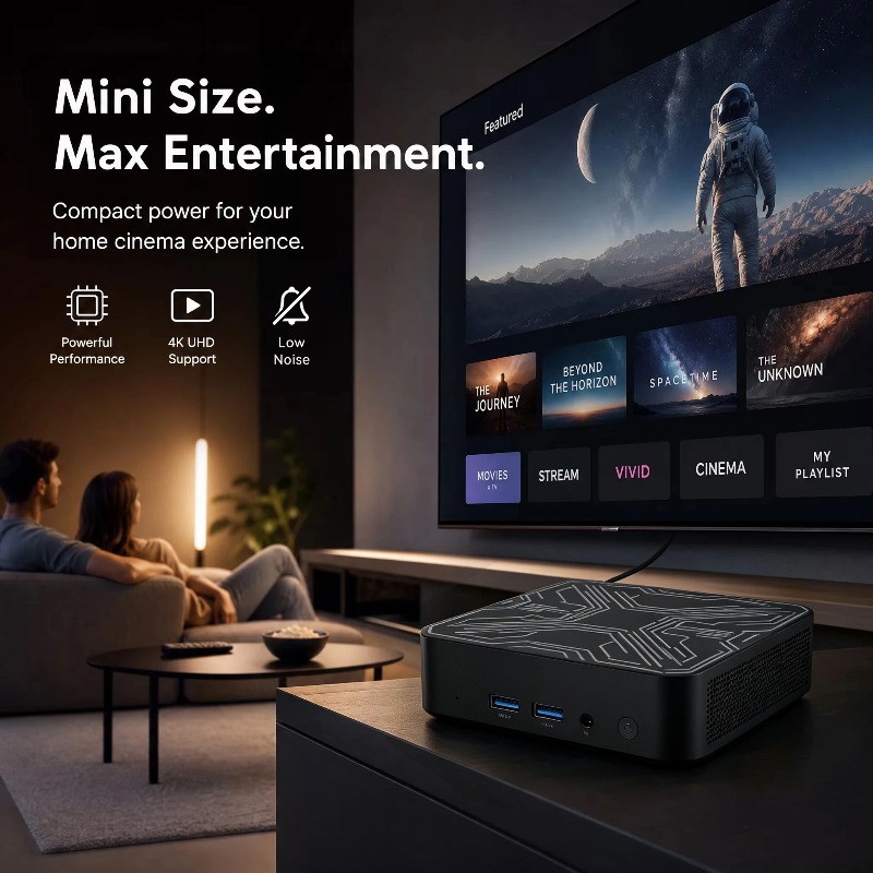 Mini PC Portátil 2026, Intel C - Pc Gaming Compact reseña y precio